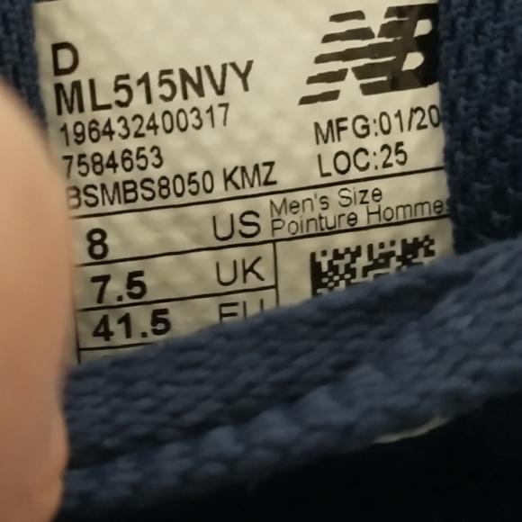 New Balance Athletic Blue Sneakers Mens Cushion Size 8 - Picture 8 of 11